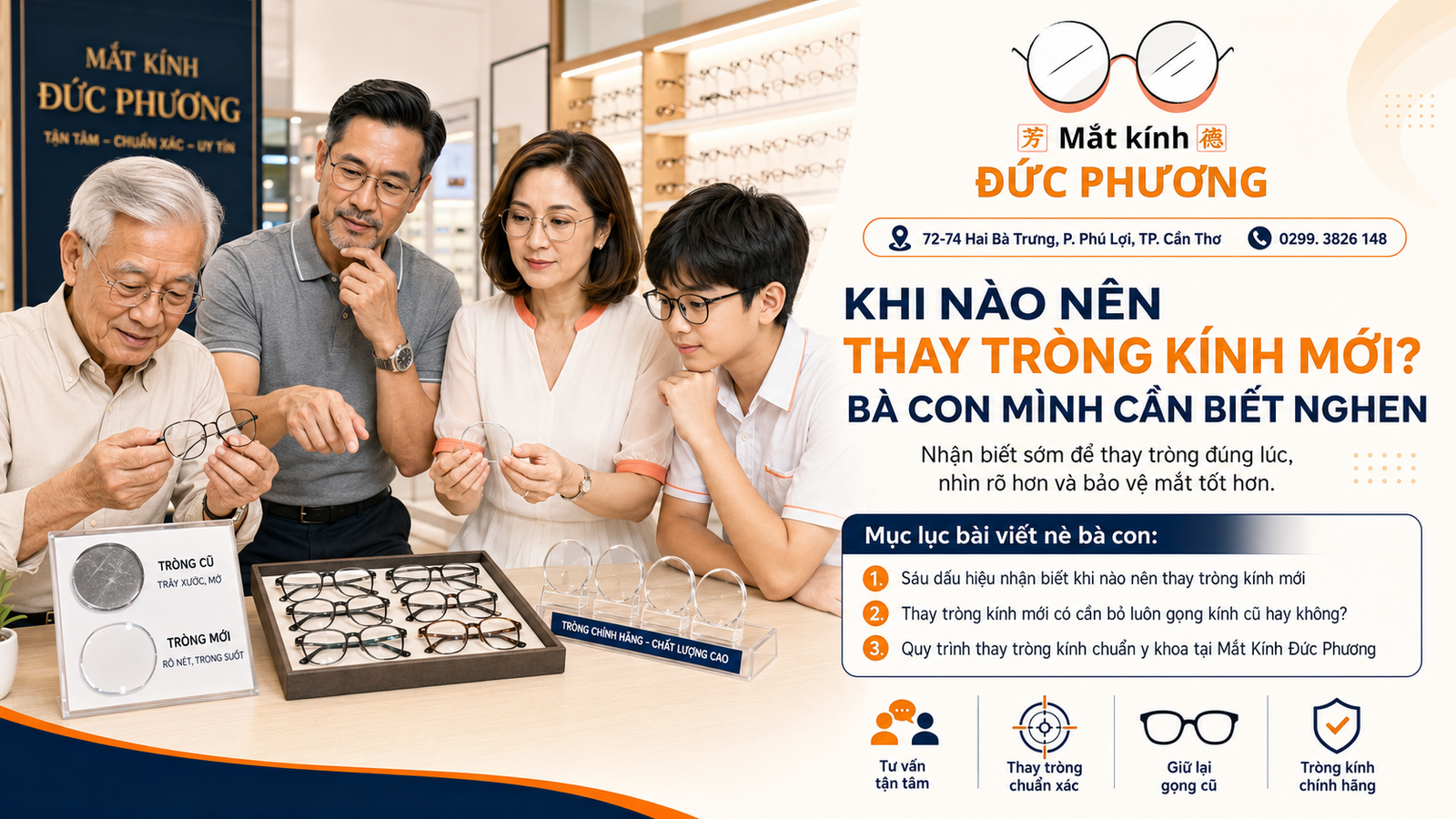 Khi Nào Nên Thay Tròng Kính Mới? Bà Con Mình Cần Biết Nghen