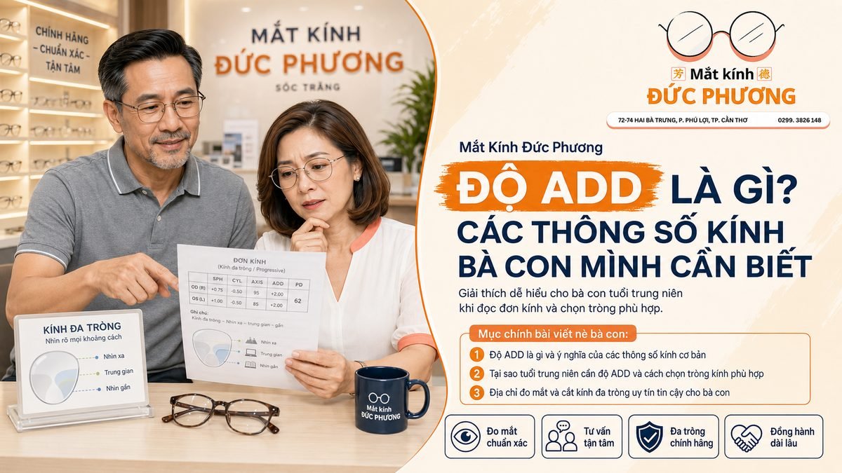 Độ ADD là gì? Các thông số kính bà con mình cần biết